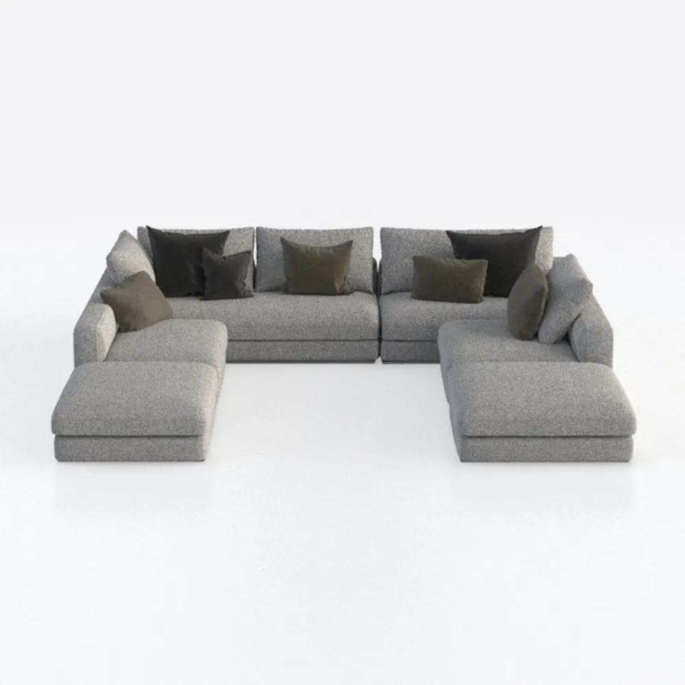 L Lengend Vansen Modular Sectional Sofa U Shaped S