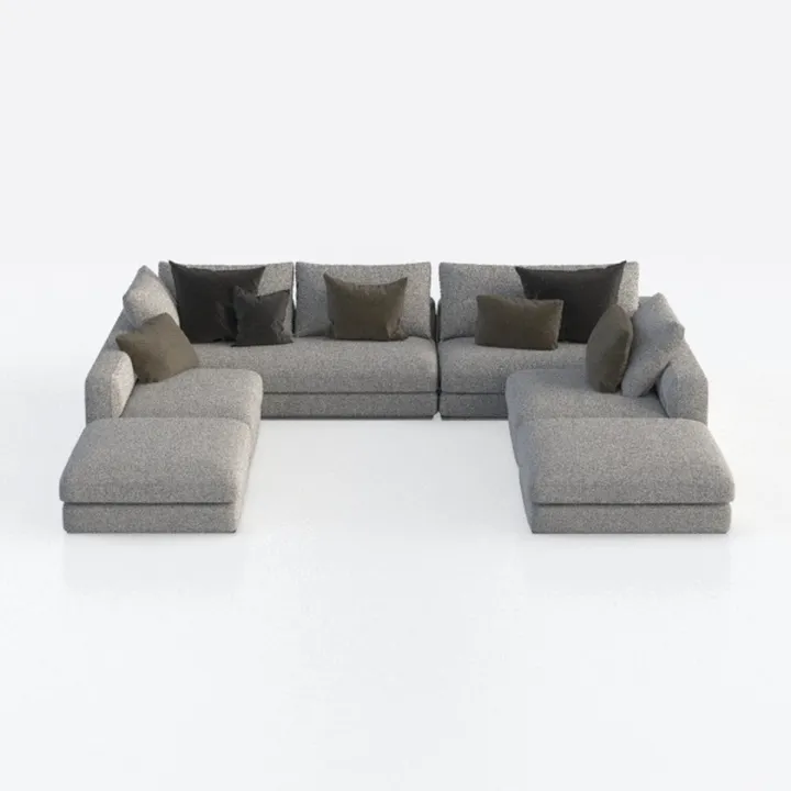 L Lengend Vansen Modular Sectional Sofa U Shaped S